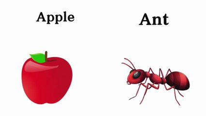A for Apple 🍎  ABC Phonics Song with Two Words _ Fun A to Z Alphabet Learning for Kids