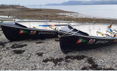 Madog Yacht Club Porthmadog Rowers at Puffin Island Challenge Race