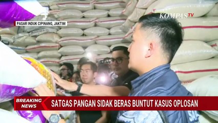 Terbaru! Satgas Pangan Polda Metro Jaya Sidak Harga dan Mutu Beras di Pasar Induk Cipinang Jaktim