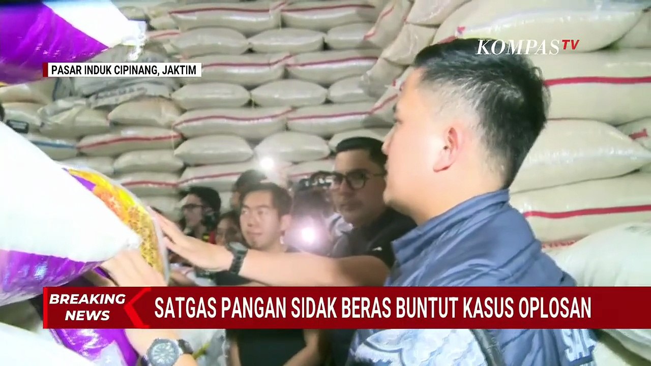 Terbaru! Satgas Pangan Polda Metro Jaya Sidak Harga dan Mutu Beras di Pasar Induk Cipinang Jaktim