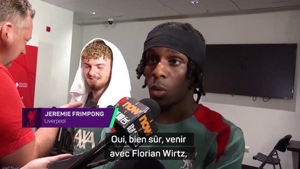 Frimpong : "Ekitike, un joueur fantastique"