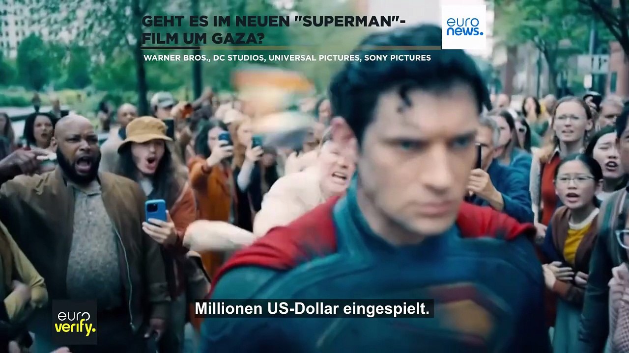 Geht es im neuen 'Superman'- Film um Gaza?