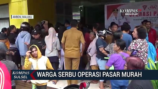 Warga Ambon Serbu Operasi Pasar Murah
