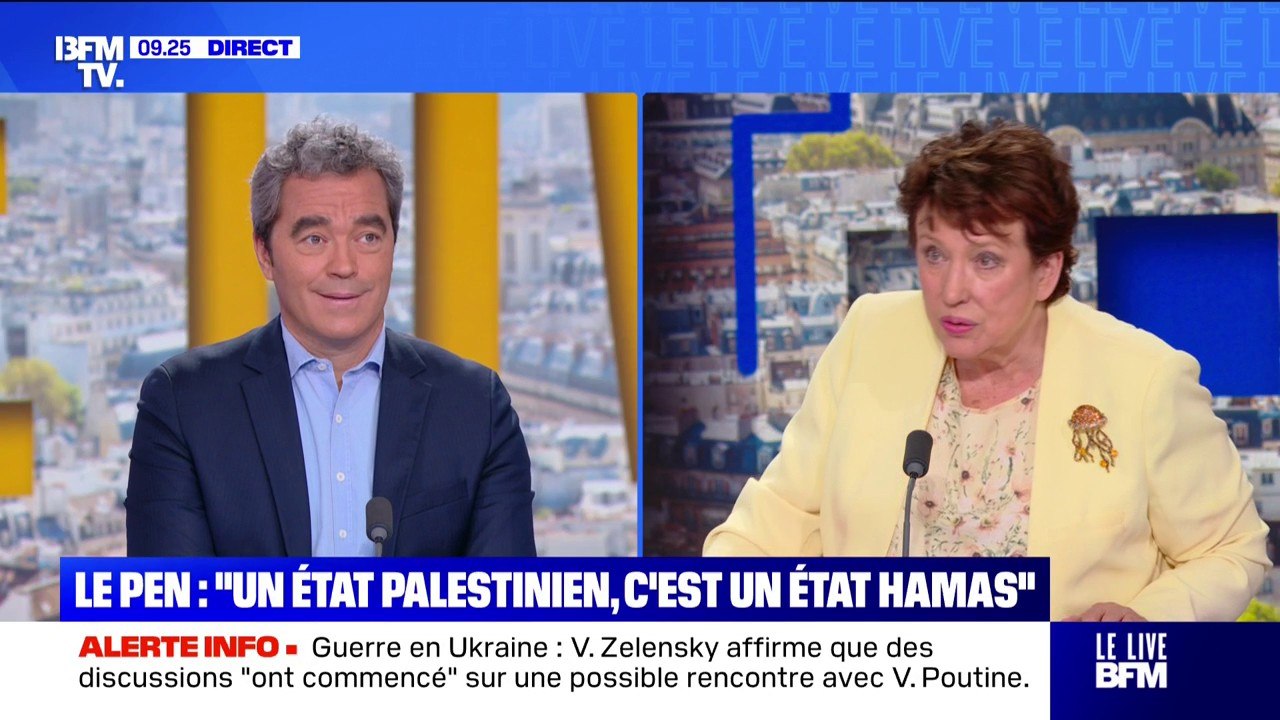 Reconnaissance de l'État de Palestine: "Il faut maintenant la rendre opérationnelle, on va se heurter à un certain nombre de difficultés", réagit Roselyne Bachelot