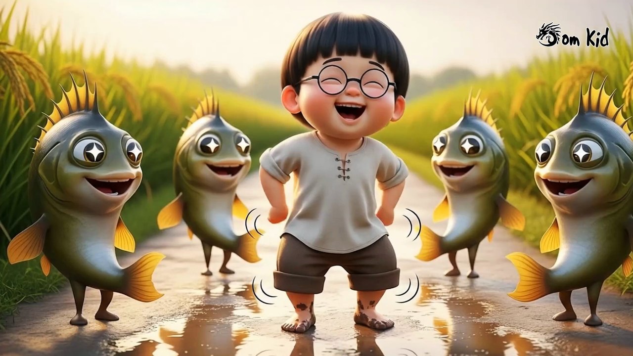 Cá Rô Đồng Đi Bộ - Nhạc Thiếu Nhi Vui Nhộn | Hoạt Hình Sôi Động, Nhạc Hoạt Hình Cho Bé