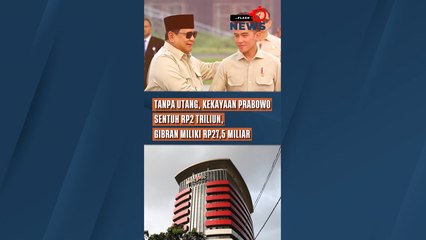 Tanpa Utang, Kekayaan Prabowo Sentuh Rp2 Triliun, Gibran Miliki Rp27,5 Miliar
