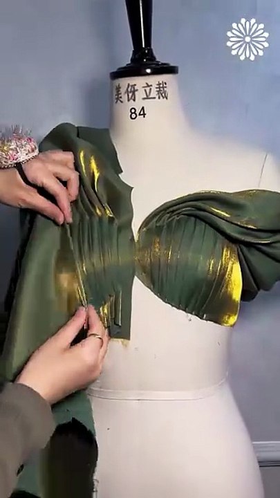 Designing beautiful dresses! 👗✨