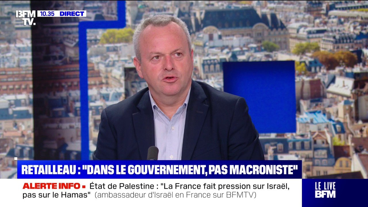 Propos de Bruno Retailleau sur le macronisme: "C'est déplacé et péremptoire", pour Martin Garagnon, conseiller national Renaissance