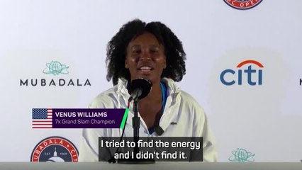 Venus Williams 'can and will play better' after Citi Open loss