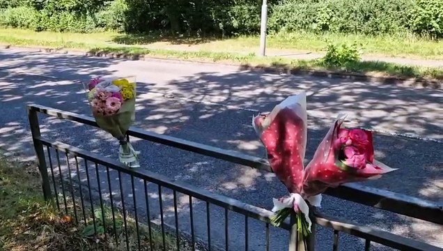 Jubilee Avenue Corby fatal collision floral tributes