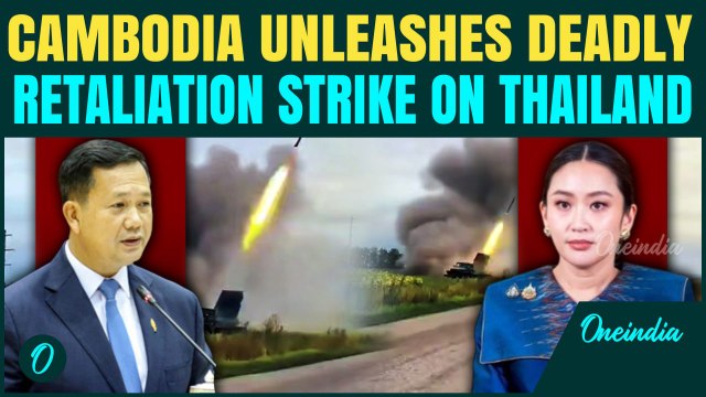 Thailand-Cambodia ALL OUT WAR: Cambodia’s FIERCE Retaliation To Thai Strikes | FIRES RM-70 Rockets