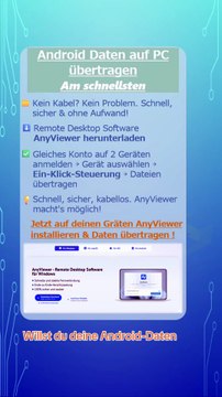 📱 Android-Daten schnell auf den PC übertragen!