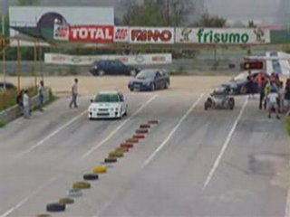 bmw M3 vs mitsubishi EVO vs KartCross