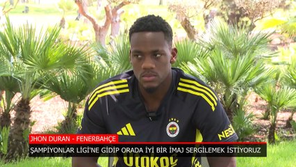 Jhon Duran'dan Şampiyonlar Ligi sözleri