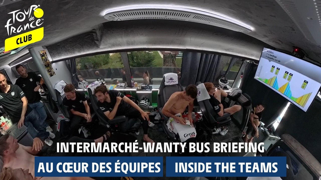 Inside Teams  - Intermarché-Wanty bus briefing