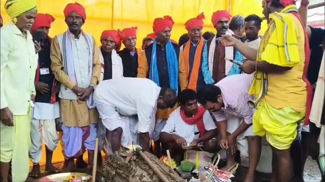 बस्तर दशहरा की पहली रस्म पूरी, पाठ जात्रा में रथ के लिए हुई लकड़ी की पूजा