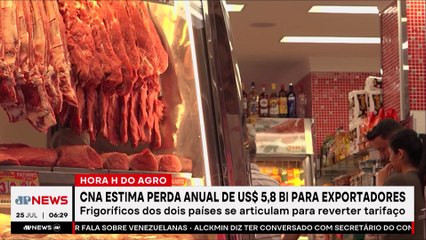 Mariana Grilli: CNA estima perda de US$ 5,8 bi em exportações aos EUA com tarifa de Trump