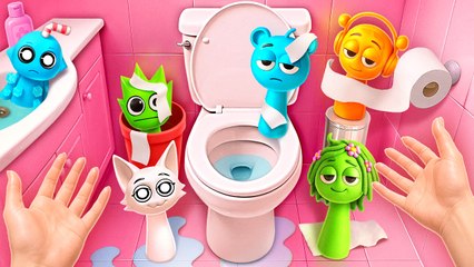 Tiny Toilet Sprunki GO CRAZY! 🚽😱 Save the Toilet Paper! TOP DIY Gadgets & HACKS! 🧻✨📦