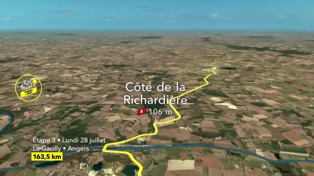 Tour de France 2025 (F), Étape 3 : La Gacilly - Angers, parcours et profil - Cyclisme - Tour de France femmes