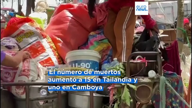 Decenas de miles de desplazados por la escalada fronteriza entre Tailandia y Camboya, mientras crece la esperanza de un alto el fuego