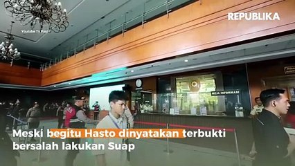 Sekjen PDIP Hasto Dijatuhkan Hukuman 3 Tahun 6 Bulan