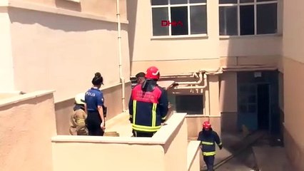 Nişantaşı'nda okulda yangın; 15 öğrenci tahliye edildi