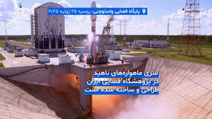 روسیه ماهواره «ناهید-۲» را برای ایران همراه با دو کاوشگر فضایی هواشناسی به مدار فرستاد