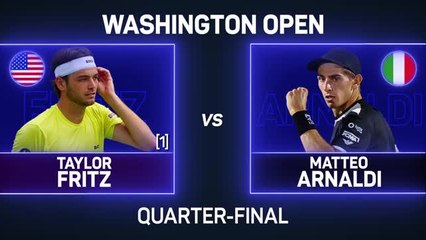 Fritz fires past Arnaldi into another quarter-final