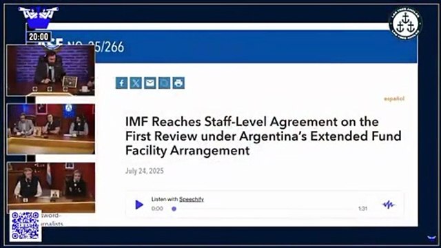 Firmamos un excelente acuerdo que, para el país , advirtió Caputo