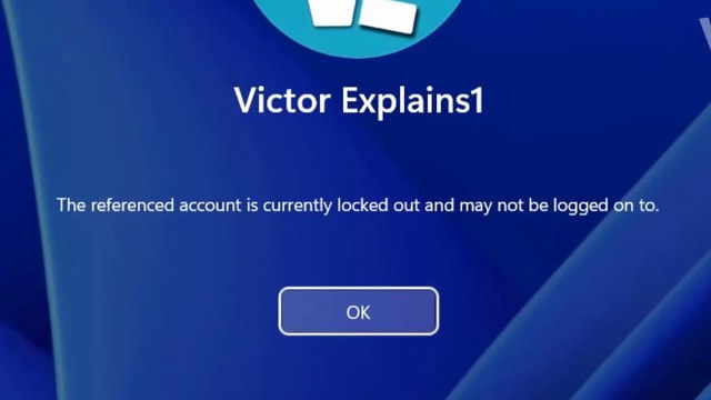 🔒 Fix “The Referenced Account is Currently Locked Out” Error on Windows 11 / 10 – Easy Bypass Guide ✅