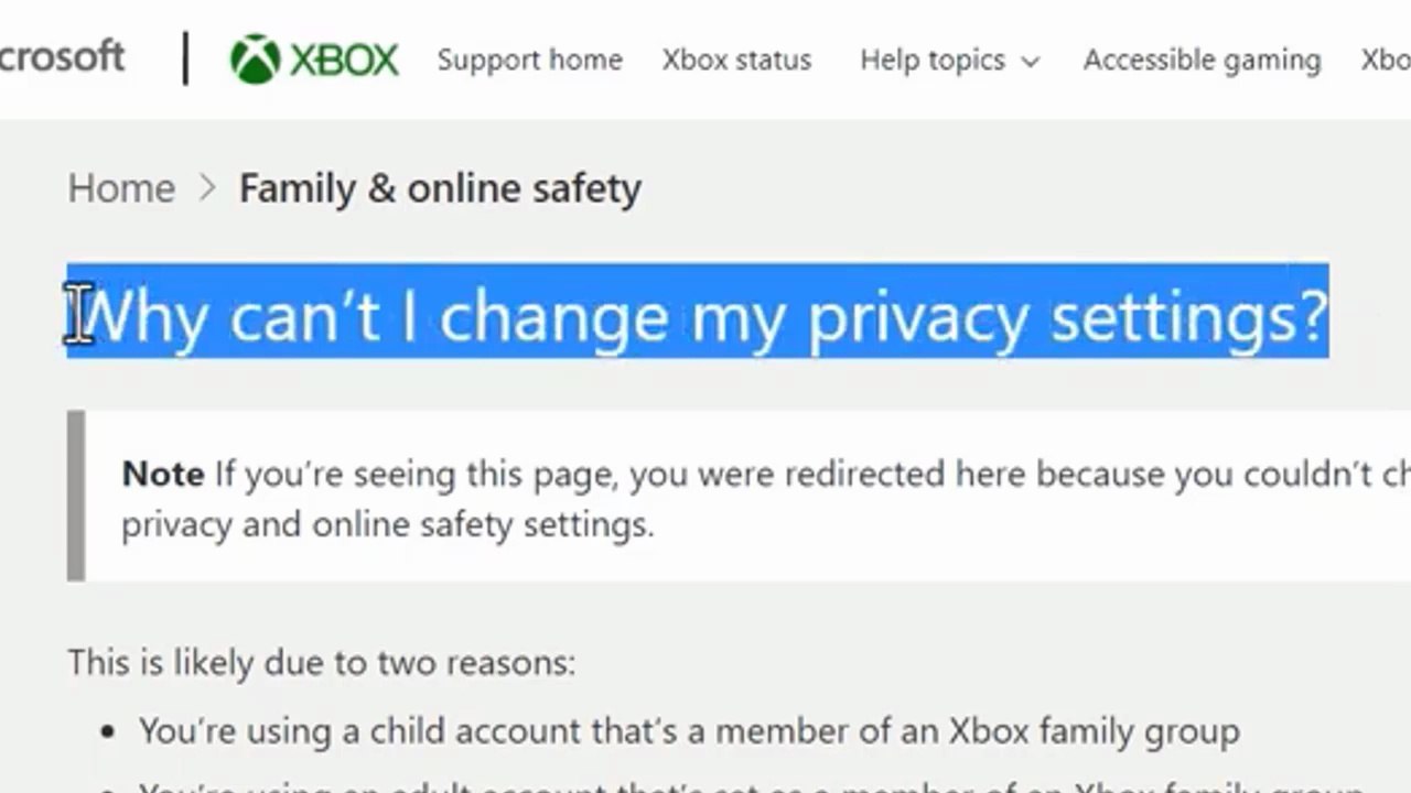 Fix: Can’t Access Xbox Privacy Settings | Why Can’t I Change My Microsoft Privacy Settings?