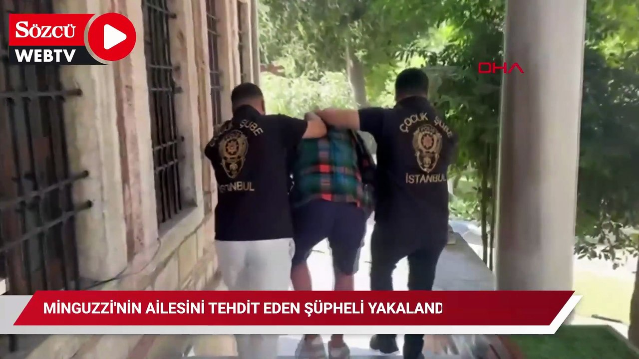 Minguzzi ailesini tehdit eden şüpheliye gözaltı