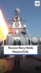 Russian Navy Holds Massive Drills