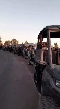 Concentración de quads y buggies en el Teide