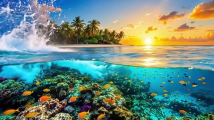 Évasion Tropicale & Musique Relaxante 4K | Calme et Détente