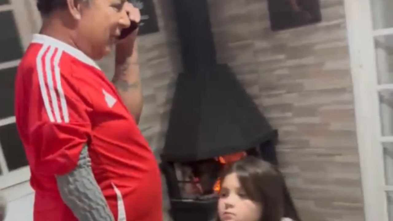 Girl  tricks her dad with a suitcase story and gets an emotional hug