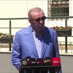 Erdoğan'dan orman yangınları hakkında açıklama
