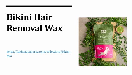 Bikini Hair Removal Wax