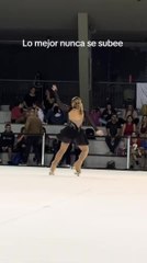 Woman Falls While Performing Same Step During Figure Skating