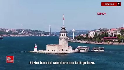 'HÜRJET' ve 'HÜRKUŞ' İstanbul semalarında havalandı