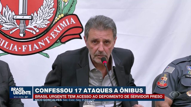Ataques a ônibus: Brasil Urgente tem acesso ao depoimento de servidor preso