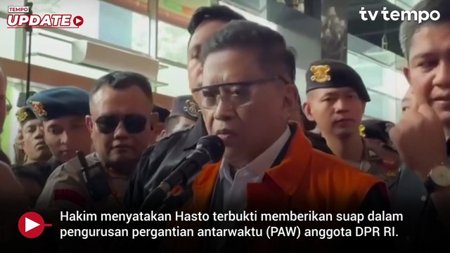 Hal yang Memberatkan dan Meringankan Vonis Hasto Kristiyanto