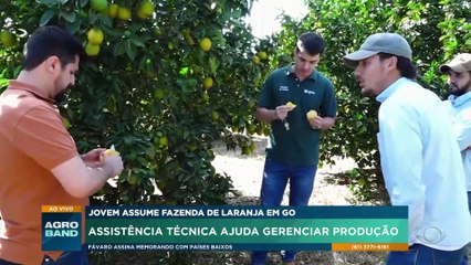 Jovem assume fazenda e conta com assistência para gerenciar produção
