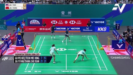 Perjalanan Go Pei Kee dan Teoh Mei Xing terhenti di pusingan 16 terbaik