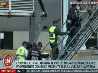 Gracias al Plan Vuelta a la Patria 319 migrantes retornaron al país desde México