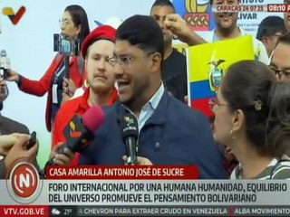Foro Internacional "Por una Humana Humanidad" alzó la voz contra el dominio imperial