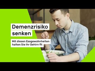 Demenzrisiko senken: Mit diesen Essgewohnheiten halten Sie Ihr Gehirn fit