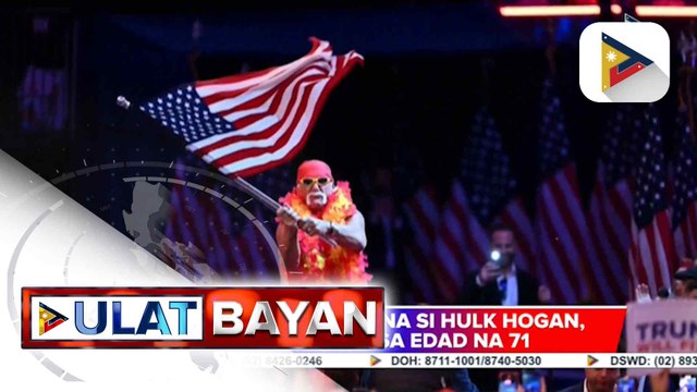 Wrestling legend na si Hulk Hogan, pumanaw na sa edad na 71 | ulat ni Ice Martinez