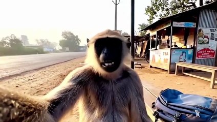 Viral Monkey Vlog ｜ इंसान जैसा दिखने वाला बंदर केद