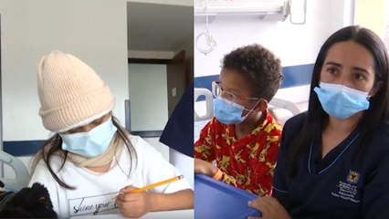 Hospital Militar transforma habitaciones en aulas para niños con cáncer: educación como terapia